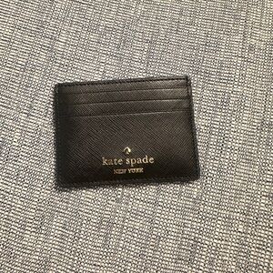 Kate Spade Sleek Black Card Holder